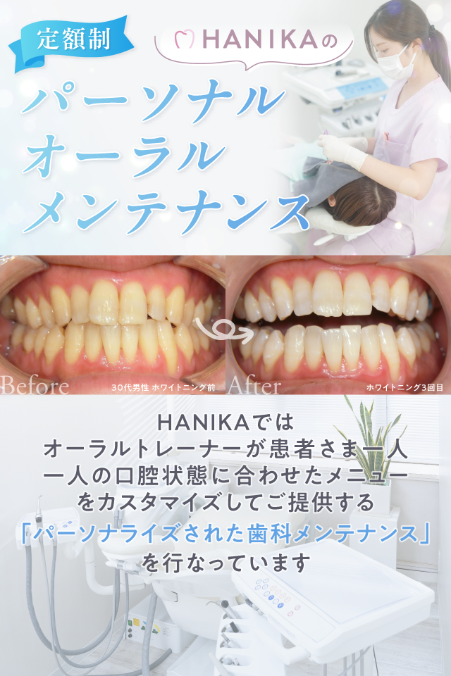 HANIKAのパーソナライズされた歯科メンテナンス